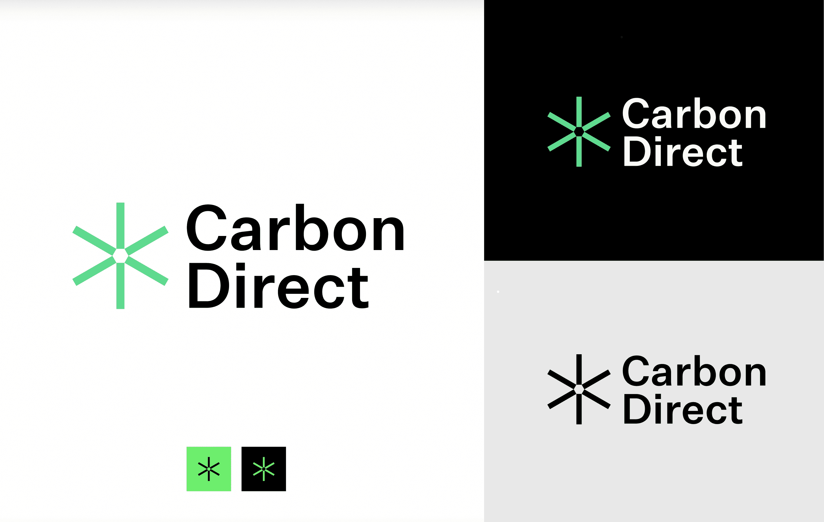 Carbon Direct logo lockups