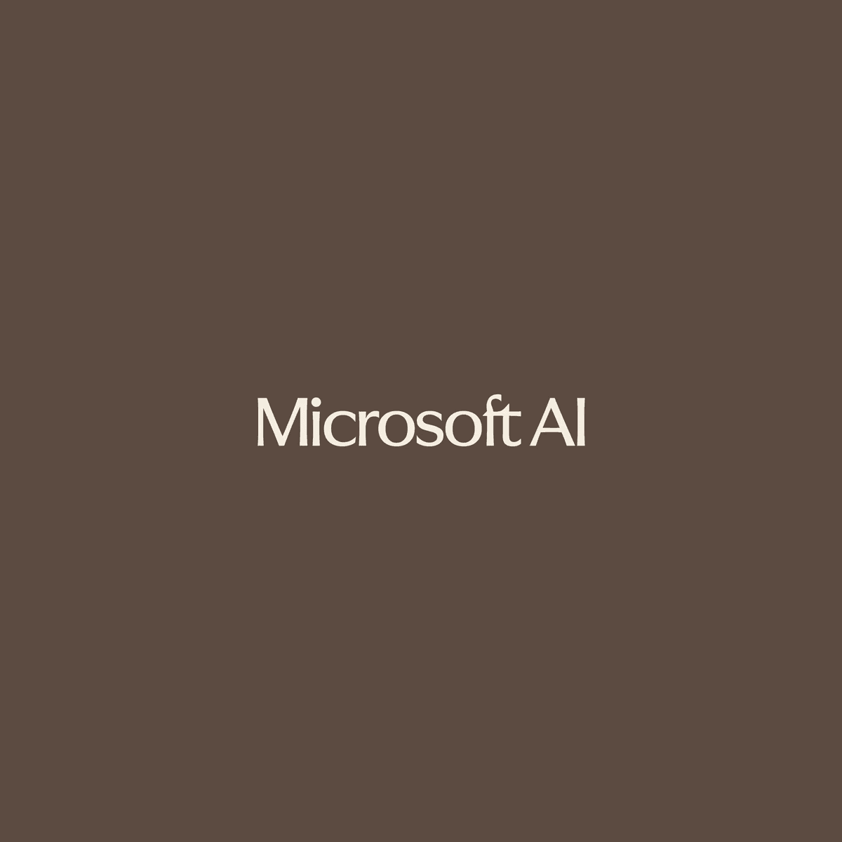 The Microsoft AI wordmark contracting to the MAI monogram and back